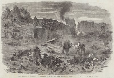 El Redan al amanecer, 9 de septiembre, retirando a los heridos de Edward Angelo Goodall
